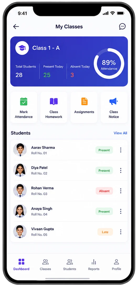 Campusor Teacher App Alternate